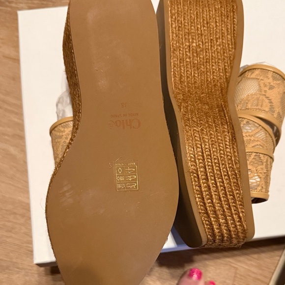 Chloe Woody Wedge Platform Sandal - Picture 3 of 4